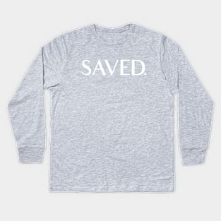 SAVED. Kids Long Sleeve T-Shirt